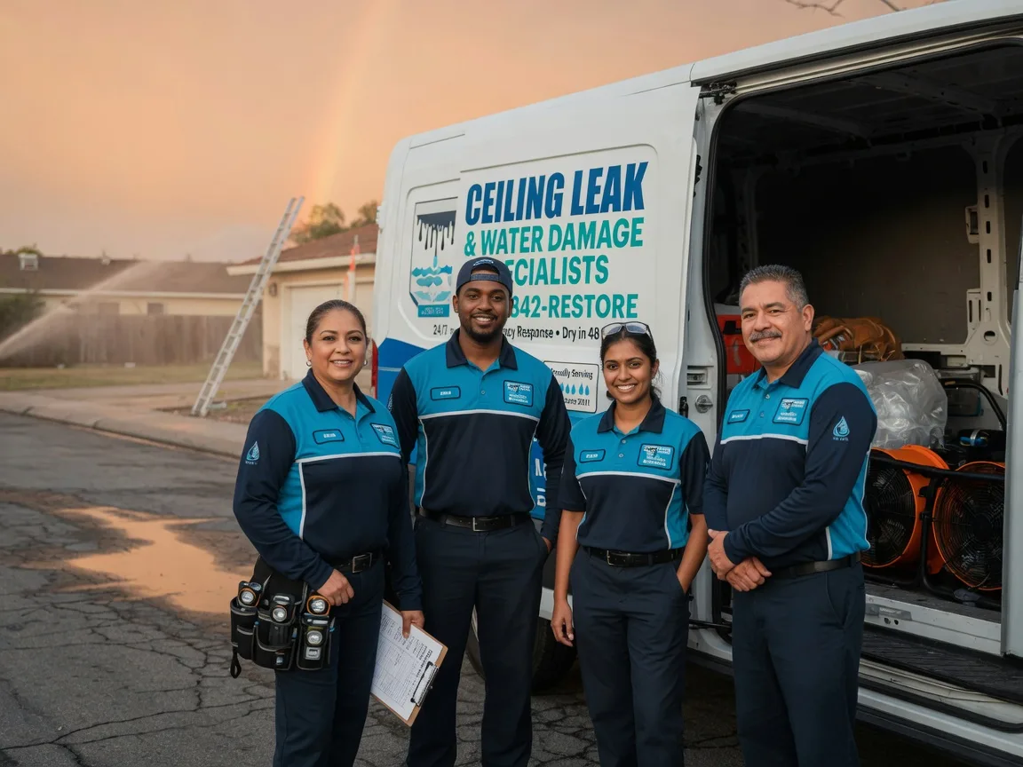 Ceiling Leak Cleanup company in Caspian, MI