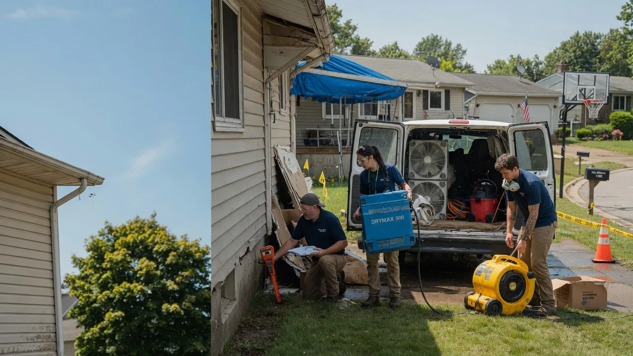 Ceiling Leak Cleanup in Caspian, MI near me