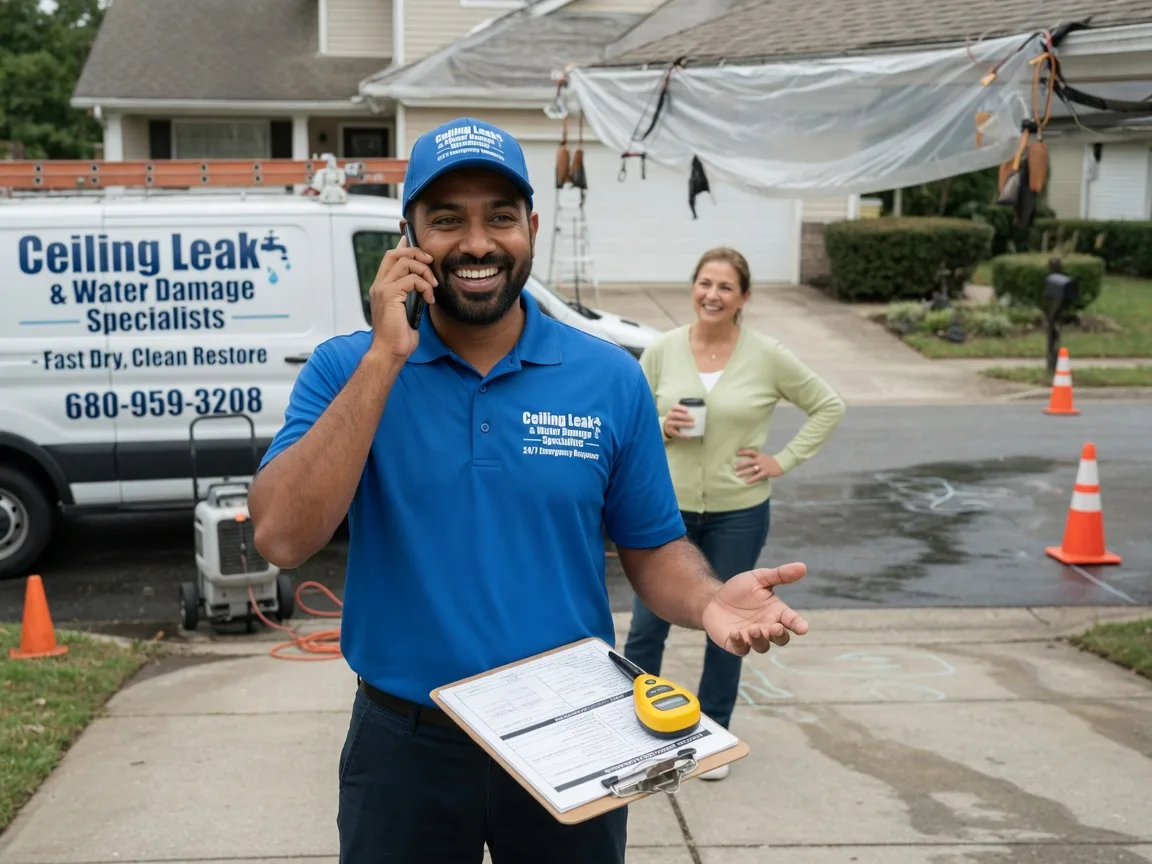 Ceiling Leak Cleanup Caspian, MI FAQs